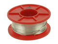 Silver plated wire; DSM10-14mb; solid; Cu; silver plated; 1mm; -200...+800°C; 100g spool; Innovator; RoHS