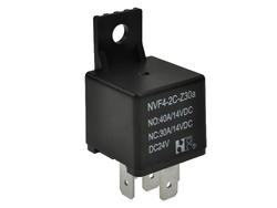 Relay; electromagnetic automotive; NVF4-2C; 24V; DC; SPDT; 30A; 24V DC; with connectors; for socket; with mounting bracket; Forward Relays; RoHS