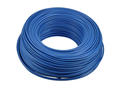 Wire; equipment; H05V-K (LgY); 1 core; stranded; Cu; 0,35mm2; blue; PVC; -40...+70°C; 300/500V; 100m reel; Texsim; RoHS; 2,4mm; 1x0,35mm2