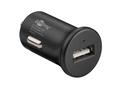 Charger; car; CAR-QC3.0-45162; 5V DC; 2,4A; 15W; USB socet type A; 12V DC; quick charge; black; plug for car lighter socket; without cable; Goobay; RoHS