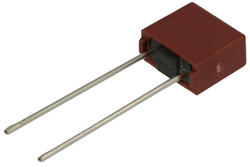 Fuse; miniature rectangular; LT5T-1600; 1,6A; time-lag; 8,4x4x7,2 R=5,08mm; Through-Hole Technology; 250V AC; RoHS