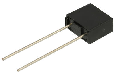 Fuse; miniature rectangular; LT5T-6300; 6,3A; time-lag; 8,4x4x7,2 R=5,08mm; Through-Hole Technology; 250V AC; RoHS