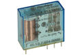 Relay; electromagnetic miniature; 40.52.7.024.0000; 24V; DC; DPDT; 8A; 250V AC; PCB trough hole; for socket; Finder; RoHS