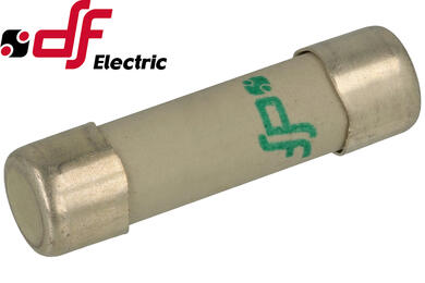 Fuse; fuse; ceramic; 440016; 16A; time lag aM; 500V AC; diam.10x38mm; for socket; DF Electric; RoHS