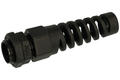 Cable gland with grommet; PG11; plastic; IP68; black; PG11; 5÷10mm; 18,6mm; with PG type thread; Howo; RoHS