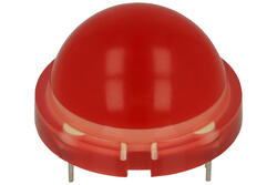 LED; DLA/6SRD; 20mm; red; Light: 110÷400mcd; 120°; red; diffused; 1,85V; 30mA; 640nm; through hole; 12 pins; Kingbright; RoHS