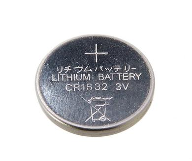 Battery; lithium; CR1632; 3V; 120mAh; fi 16x3,2mm; 1632