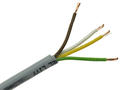 Wire; data transmission; Technotronik; LIYY; 4x0,50mm2; stranded; Cu; gray; PVC; round; 300V; 200m reel; Technokabel; RoHS