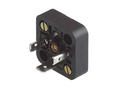 Plug; electrovalve; GSA2000 932591100; 3 ways; A format; polyamide (PA); straight; for panel; solder; 16A; 400V; 1,5mm2; IP65; Hirschmann