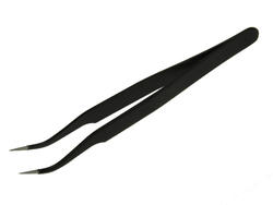 Tweezers; HY-TW2P ESD-15; 123mm; curved; Features: antistatic