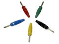 Banana plug; 4mm; BUELA-30 930727101; red; 60mm; solder; pluggable (4mm banana socket); 30A; 60V; nickel plated brass; PVC; Hirschmann; RoHS; BILA-30