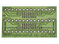 Circuit board; adapter; UMSMD; 21x37,5; 2,54mm; Features: adapter SOP08-28-DIP08-28; drilled; 1pcs.; green