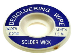 Solder wick; L2515; Features: desoldering braid; 2,5mm; 1,5m