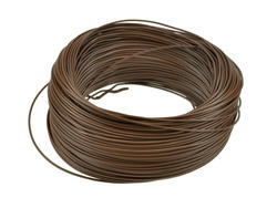 Wire; equipment; H05V-K (LgY); 1 core; stranded; Cu; 0,75mm2; brown; PVC; -40...+70°C; 300/500V; 100m reel; Texsim; RoHS; 2,7mm; 1x0,75mm2