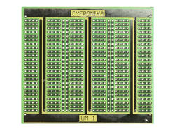 Circuit board; multipurpose; UM-1; 676; 76x90; 2,54mm; Features: drilled; 1pcs.; green