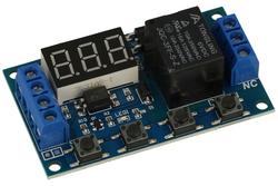 Extension module; relay timer; A-RT-0.1-999; 6÷30V; 10A; 250V; LED light; 0,1sec÷999min; screw; mikroUSB