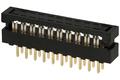 Adapter; IDC; FD20/PCT20; 20 ways; 2x10; straight; 2,00mm; gold plated; for flat cable; through hole; crimped; Connfly; RoHS