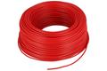 Wire; equipment; H07V-K (LgY); 1 core; stranded; Cu; 1,50mm2; red; PVC; -40...+70°C; 450/750V; 100m reel; Elektrokabel; RoHS; 3,4mm; 1x1,50mm2