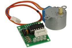 Extension module; stepping motor; 28BYJ-48; 5V; 512; 8; 1:64; 0,7; witha a control module; control system ULN2003