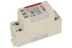 Relay; electromagnetic industrial; instalation; RG25-3022-28-1012; 12V; DC; DPST NO; 25A; 400V AC; 25A; 28V DC; DIN rail type; Relpol; CE