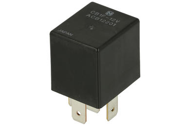 Relay; electromagnetic automotive; CB1F-12V; 12V; DC; SPDT; 40A; 12V DC; for socket; with connectors; without mounting bracket; 1,4W; Panasonic Nais; RoHS