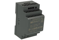 Power inverter; DDR-60L-24; 60W; 18÷75V DC; 24V DC; 2,5A; DC/DC; DIN Rail; plastic case; MW Power
