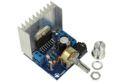 Extension module; audio amplifier; TDA7297-2x15W; 6÷18V; TDA7297; screw; with potentiometer; 2x15W; 2 czannels