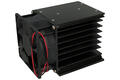 Heatsink; DY-MXW0; for 1 phase SSR; for 3-phase SSR; with fan 24V DC; with holes; 0,3K/W; blackened; 138mm; 85mm; 96mm; Firma Piekarz