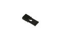 Jumper; pin; Jumper-H/B; 2,54mm; black; 1x2; straight; with holder; open; 14mm; 0/0mm; snap; RoHS