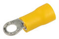 Cord end terminal; M4; ring; insulated; 01103-RVS5.5-4; yellow; straight; for cable; 4÷6mm2; tinned; crimped