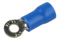 Cord end terminal; M3; ring; insulated; 01103-RV2-3; blue; straight; for cable; 1,5÷2,5mm2; tinned; crimped