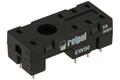 Relay socket; EW50; PCB trough hole; black; without clamp; Relpol; RoHS; Compatible with relays: RM84; RM85; RM94
