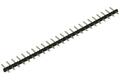 Pin header; pin; DG332J5.0-24P13; 5,00mm; black; 1x24; straight; 2mm; 12,4mm; through hole; tinned; RoHS