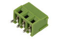 Terminal block; XY303V-03P 3.81mm; 3 ways; R=3,81mm; 9,2mm; 9A; 130V; through hole; straight; lift type; slot screw; screw; horizontal; 0,75mm2; green; Xinya; RoHS