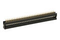 Adapter; IDC; FD60/PCT60; 60 ways; 2x30; straight; 2,54mm; gold plated; through hole; for flat cable; crimped; RoHS