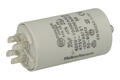 Capacitor; polypropylene; motor; 416102564; 20uF; 425V AC; fi 40x71mm; 6,3mm connectors; screw without nut; Ducati; RoHS