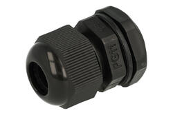 Cable gland; PG11; nylon; IP68; black; PG11; 5÷10mm; 18,9mm; with PG type thread; Howo; RoHS