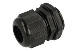Cable gland; PG21; nylon; IP68; black; PG21; 14÷18mm; 30,0mm; with PG type thread; Howo; RoHS