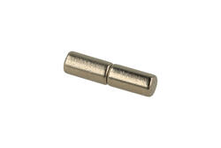 Magnet; cylindrical; N38; 2mm; 4mm; nickel plated; Neodymium