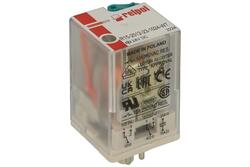 Relay; electromagnetic industrial; R15-2012-23-1024 WT; 24V; DC; DPDT; 10A; for socket; Relpol; RoHS