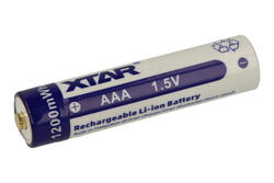 Akumulator; Li-Ion; AAA/R3; 1,5V; 650mAh; fi 10,5x44,5mm; 2 piny; Xtar; R3 AAA; z zabezpieczeniem PCM