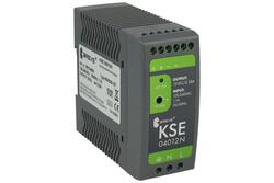 Power Supply; DIN Rail; KSE 04012N P; 12V DC; 3,3A; 40W; Breve