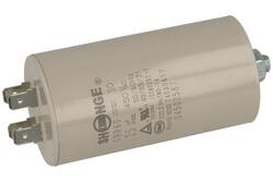 Capacitor; motor; CBB60 45*85M8; 25uF; 450V; fi 45x85mm; 6,3mm connectors; screw with a nut; Shenge; RoHS