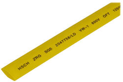 Heat shrinkable tube; LH100; 10mm; 5mm; yellow; 2:1; 90°C