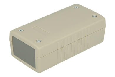 Enclosure; for instruments; G438; ABS; 120mm; 60mm; 40mm; IP54; light gray; dark gray ABS ends; Gainta; RoHS