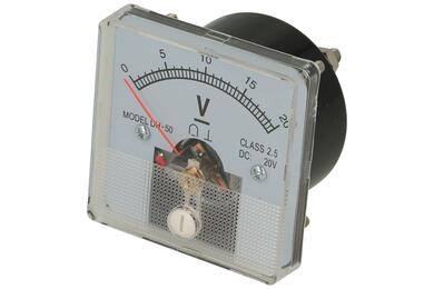 Multimeter; W20V; 0÷20V DC; analog; voltmeter