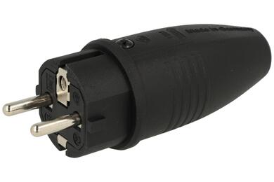 Plug; AC power; CEE 7/6; 100000039; straight; for cable; 16A; 250V; screw; ABL; RoHS; IP44