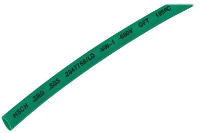 Heat shrinkable tube; LH040; 4mm; 2mm; green; 2:1