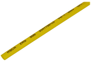 Heat shrinkable tube; LH040; 4mm; 2mm; yellow; 2:1