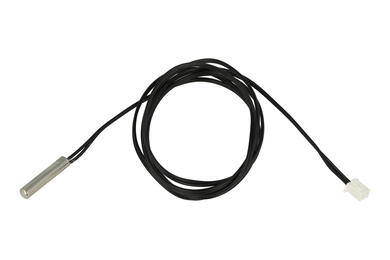 Sensor; temperature; A-TS-NTC110; resistive; cylindrical metal; thermistor; with 1m cable; fi 5x25mm; 10kOhm